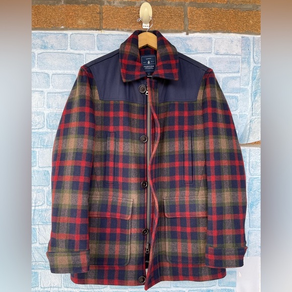 Frank And Oak lumberjack wool jacket size medium - Picture 3 of 14